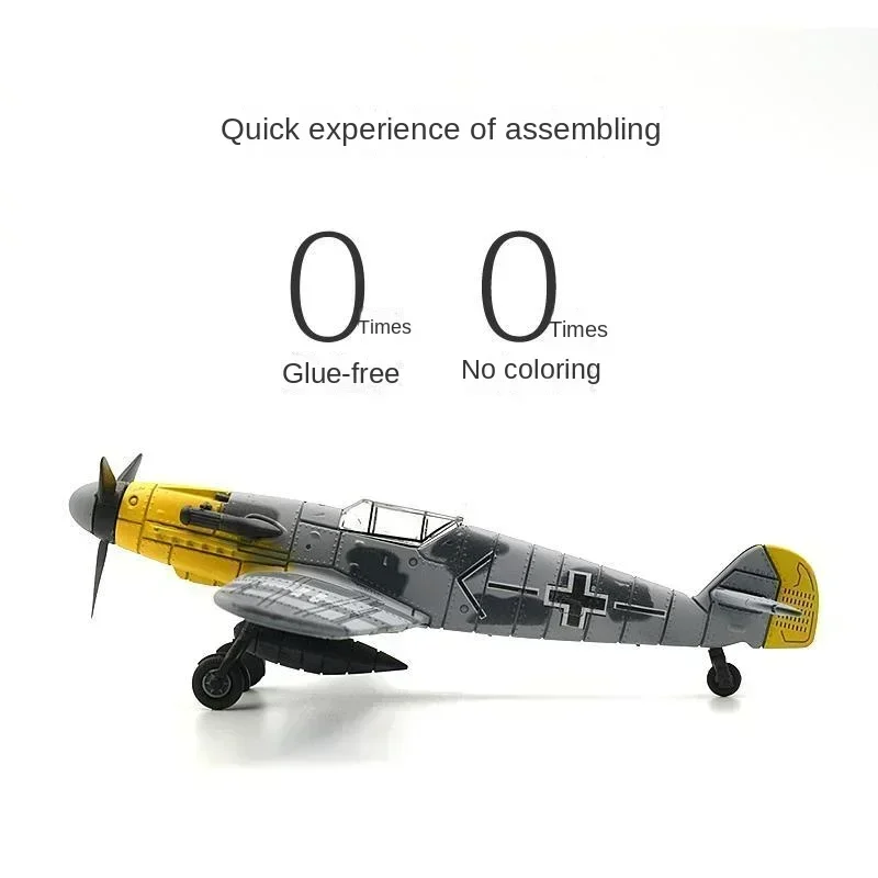 Assemble Fighter Model Toys Building Tool Sets Combat Aircraft Diecast  Hurricane Spitfire Pirate Military 4D Stereo Fighter