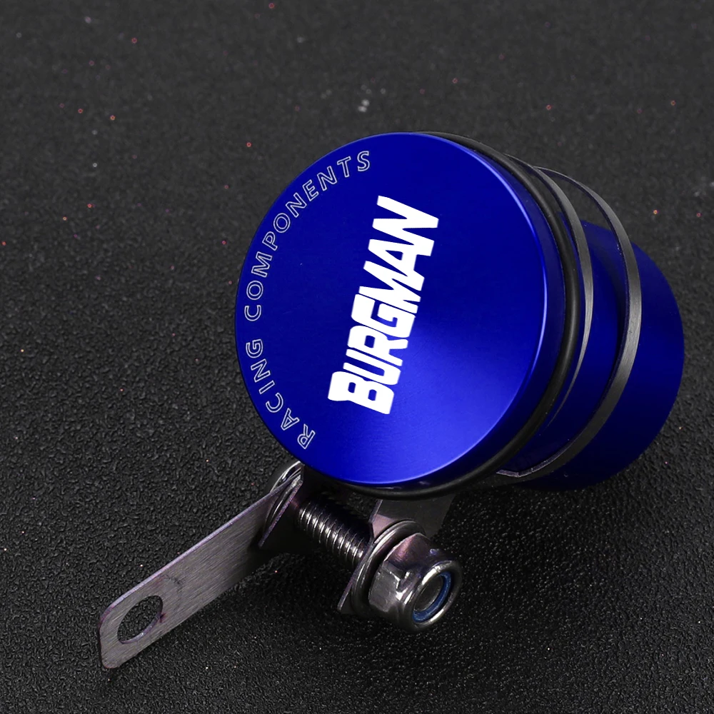 

For SUZUKI BURGMAN650 AN650 BURGMAN 650 2013- 2024 2021 2022 2023 Motorcycle CNC Brake Fluid Reservoir Clutch Tank Oil Fluid Cup