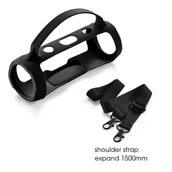 Travel Carrying Protective Silicone Case (Black)