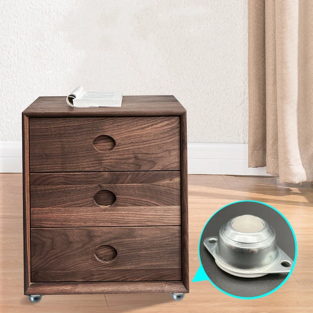 4Db Caster Kerekek Bútorok Rozsdamentes Acél Henger-Ragasztó Otthon Erős Terhelésű Univerzális Kerék - Image 2