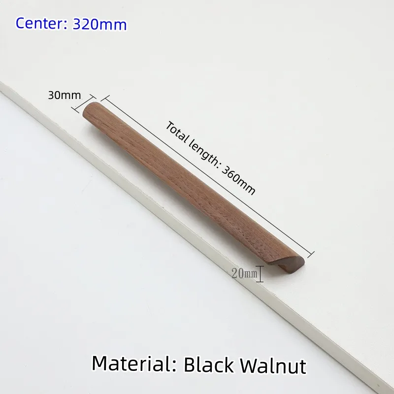 Natural Beech Wood Furniture Handles