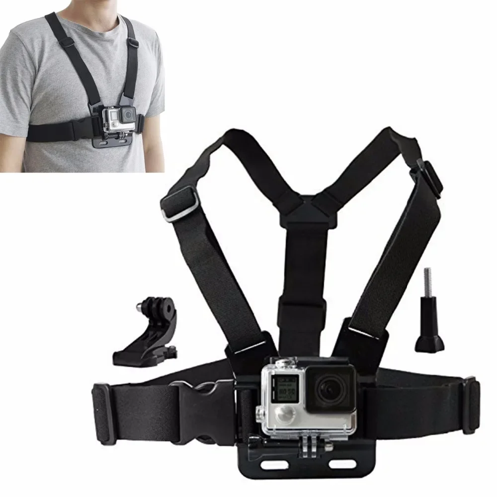 Action Camera Chise Strap Per Gopro Hero 10 9 8 7 6 5 4 Max Sjcam Pettorina Per Go Pro Sjcam Per Xiaomi Yi