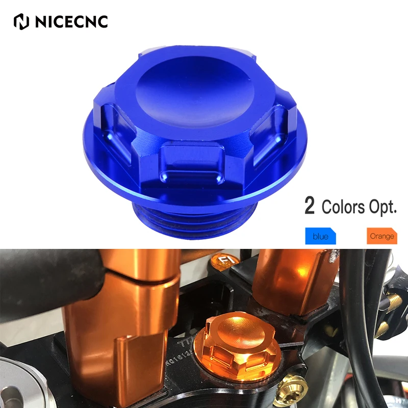 

NICECNC Motorcycle Steering Stem Nut ScrewFor Husqvarna TC TE FC FE TX FX 125 250 300 350 450 501 2014-2021 2020 54801036000