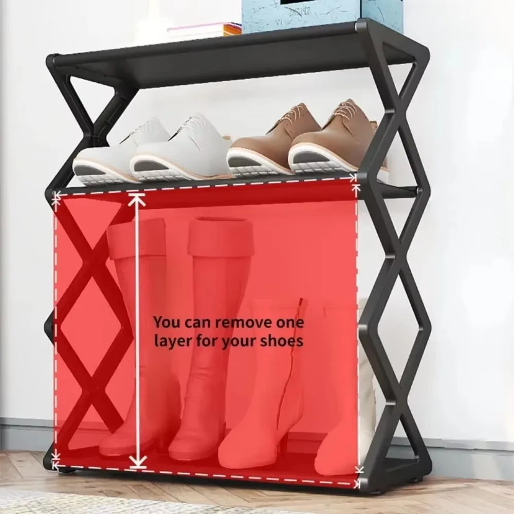 Shoe Rack X-Shaped Multilayer Space-saving
