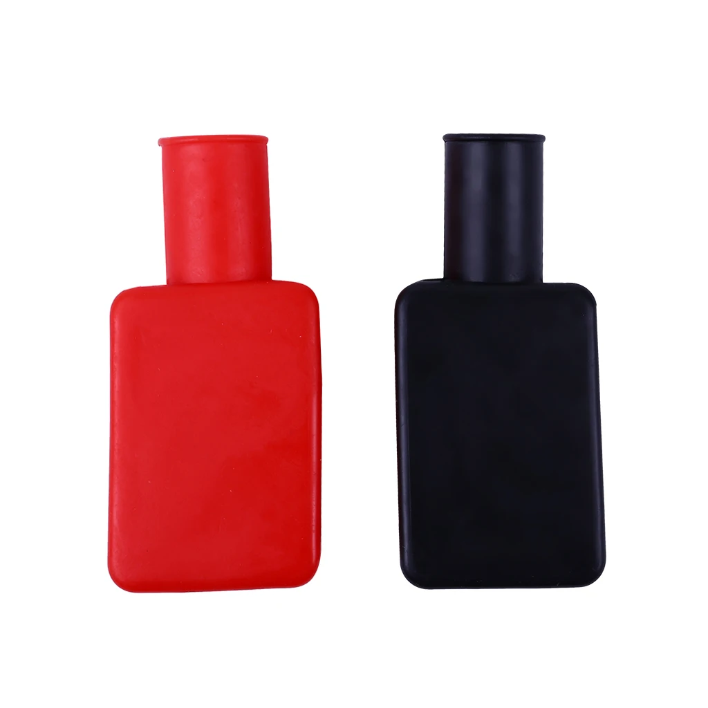 

Equipment Battery terminal cover 2pcs Auto Car Rubber Insulating Positive Protection Protector Cover Accessory Durable