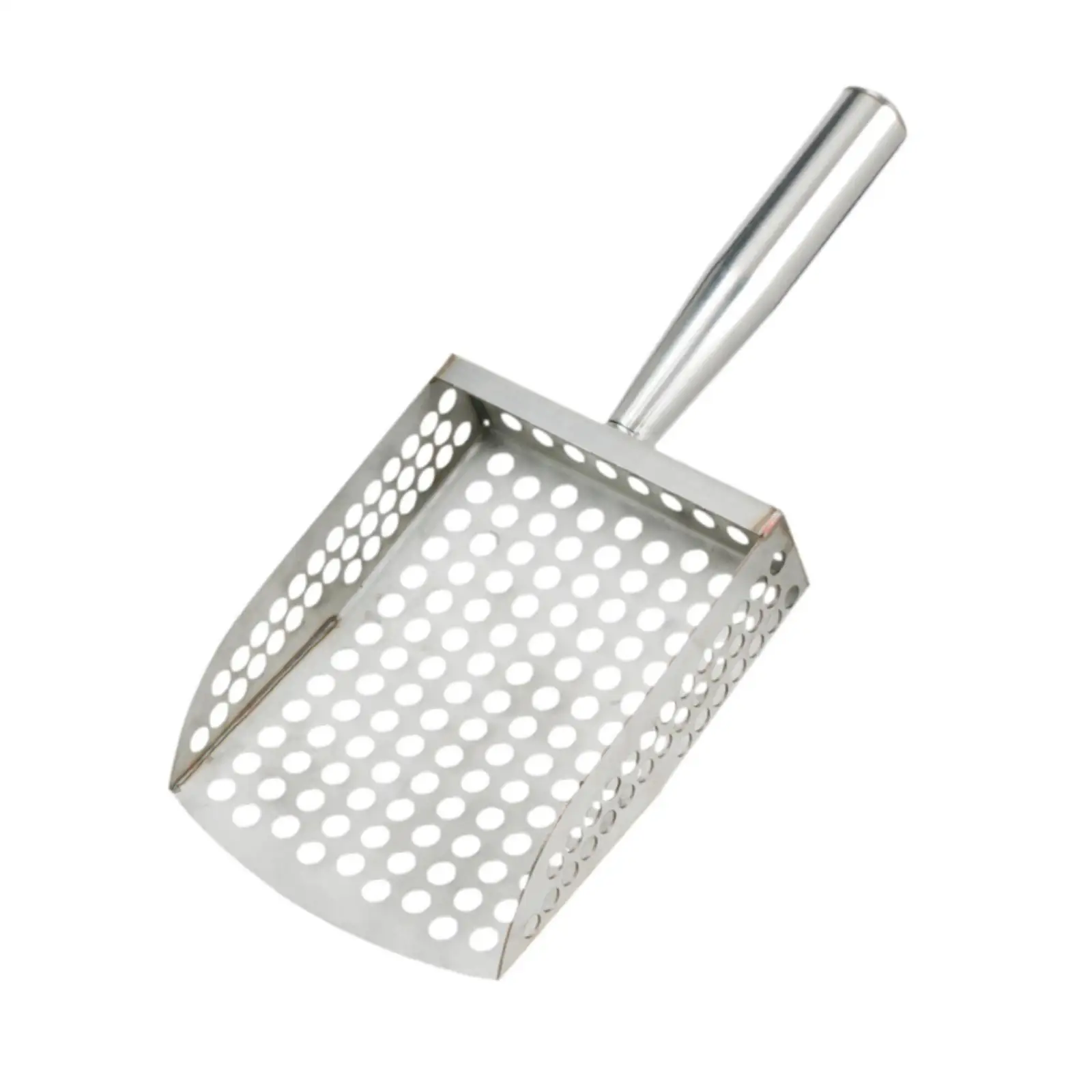 Sand Scoop Handheld Comfortable Handle Digging Sieve Sand Sifter Shovel Metal for Metal Detecting Beach Underwater Seaside Clams