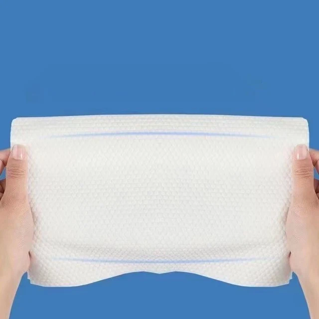 100Db -Os Eldobható Törülköző Utazási Pamut Smink Törlőkendők Arctisztító Törülközőt Párnák Arc Tisztító Szövet Puha - Image 6