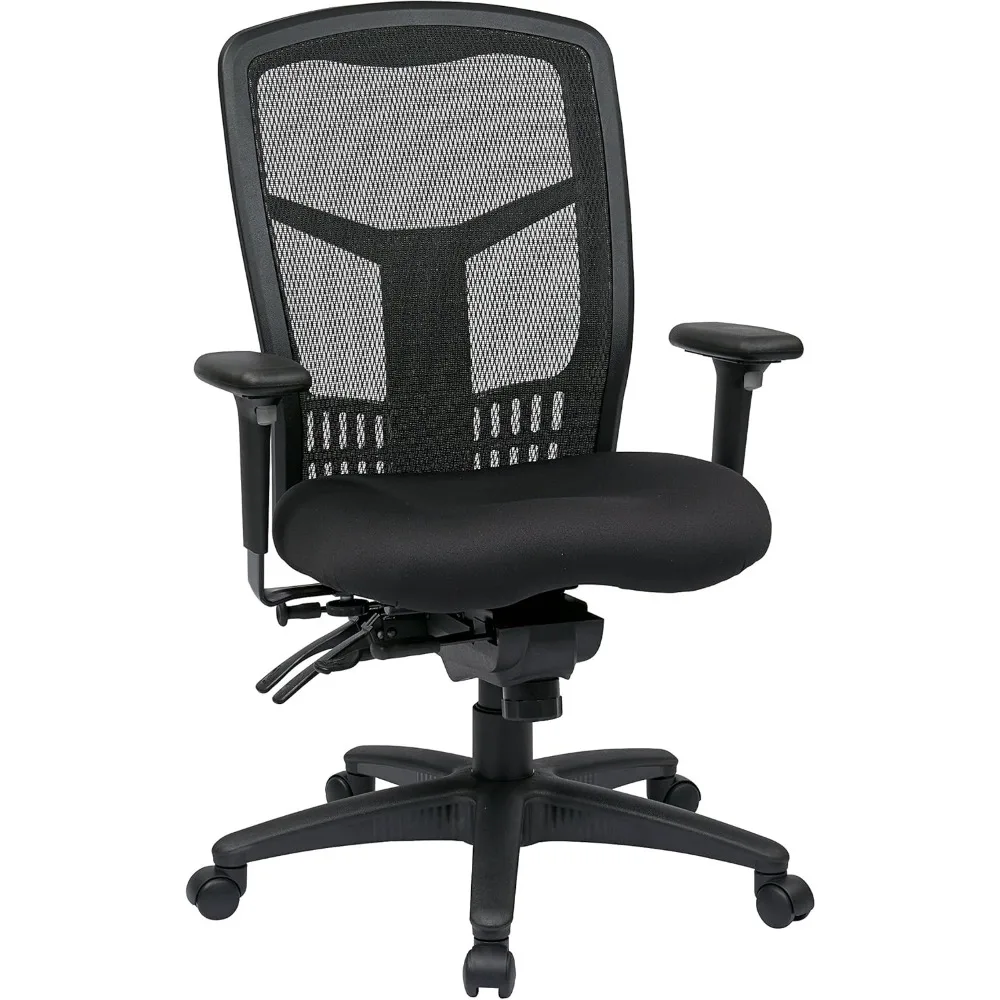 

Breathable Mesh Manager's Office Chair with Adjustable Seat Height, Multi-Function Tilt Control and Seat Slider, High Back,