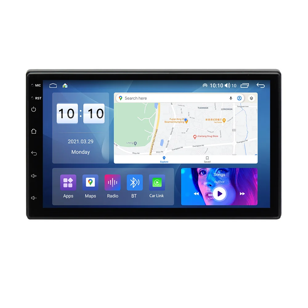 Android 10,1 Radio-Navigation touch screen-monitor + 360 grad kamera Auto  AVM rund ansicht vogel auge 24 stunden parkplatz verteidigung - AliExpress