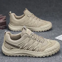 Men's Summer Thick Bottom Breathable Wear-Resistant Sports Shoes Outdoor Mountain Climbing Construction Site Casual Fashionable