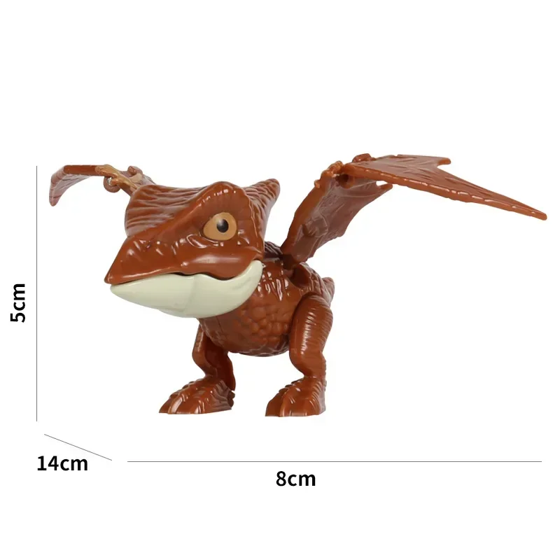 thumbnail image 1 of Dinosaurio de dedo modelo de tiranosaurio complicado que muerde la mano Fidget Mosasaurus Jurásico Dino juguete para niños Dino articulaciones móviles, 1 of 5