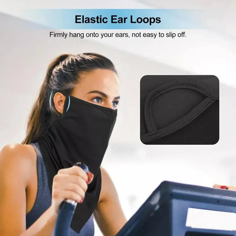 Breathable Scarf Half Face Mask Summer Quick-drying Neck