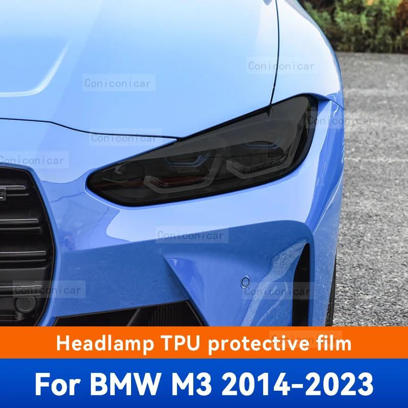 

Для BMW M3 F80 G80 G812014-2023, автомобильная фара, черный цвет, цвет, оболочка, наклейка, аксессуары