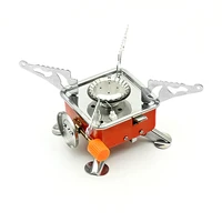 Portable Burner Camping Foldable Windproof Outdoor Gas Tank Stove for Backpacking Camping Hiking Picnic BBQ Cooking Equipment