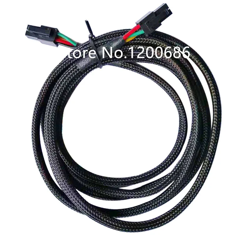 Conector Fêmea Micro-fit com Cabo Trançado Preto Cabo sem Mangas 20awg Pinos Pinos 20awg 430250408 0430250400 43025 100cm