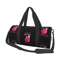 Funny Kickboxing Sports Bags Martial Arts Gift Training Gym Bag Large Retro Handbags Couple Pattern Outdoor Fitness Bag 1