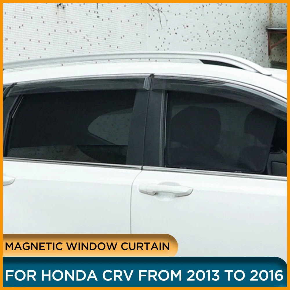 Window Sun Shade Curtain Mesh For Honda Crv 2016 2015 Uv