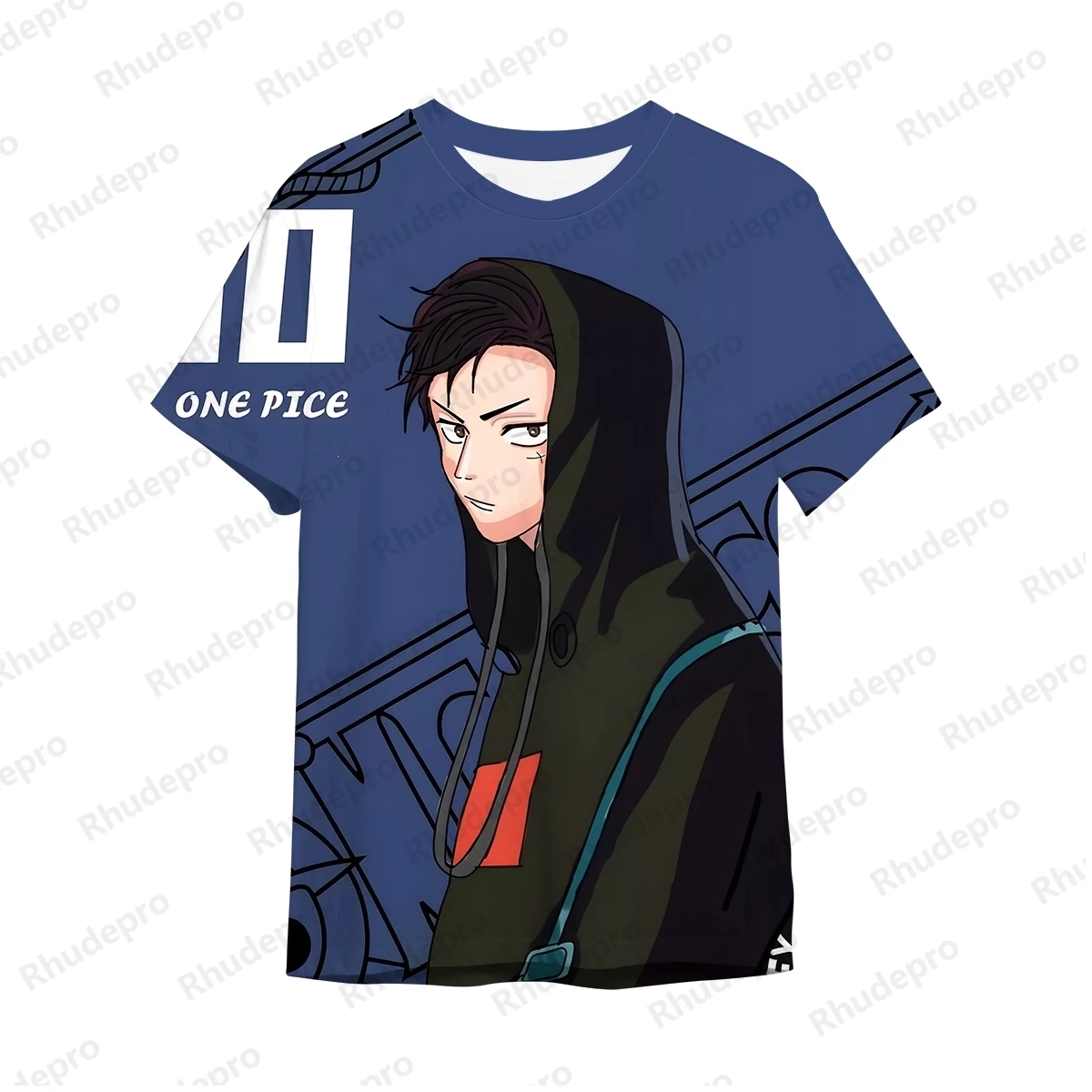 3D Printed Monkey D Luffy Roronoa Zoro One Piece Anime T Shirts Anime T Shirts