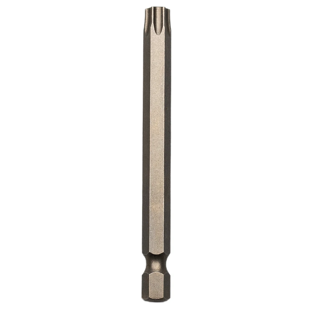 Torx-Schraubendreher-Bit, Magnetkopf-Schraubendreher-Set / T7/T8/T9/ T15/T20/T25/T27/T30/T40 75 mm, extra langes Elektrowerkzeug-Teil – Detail 6