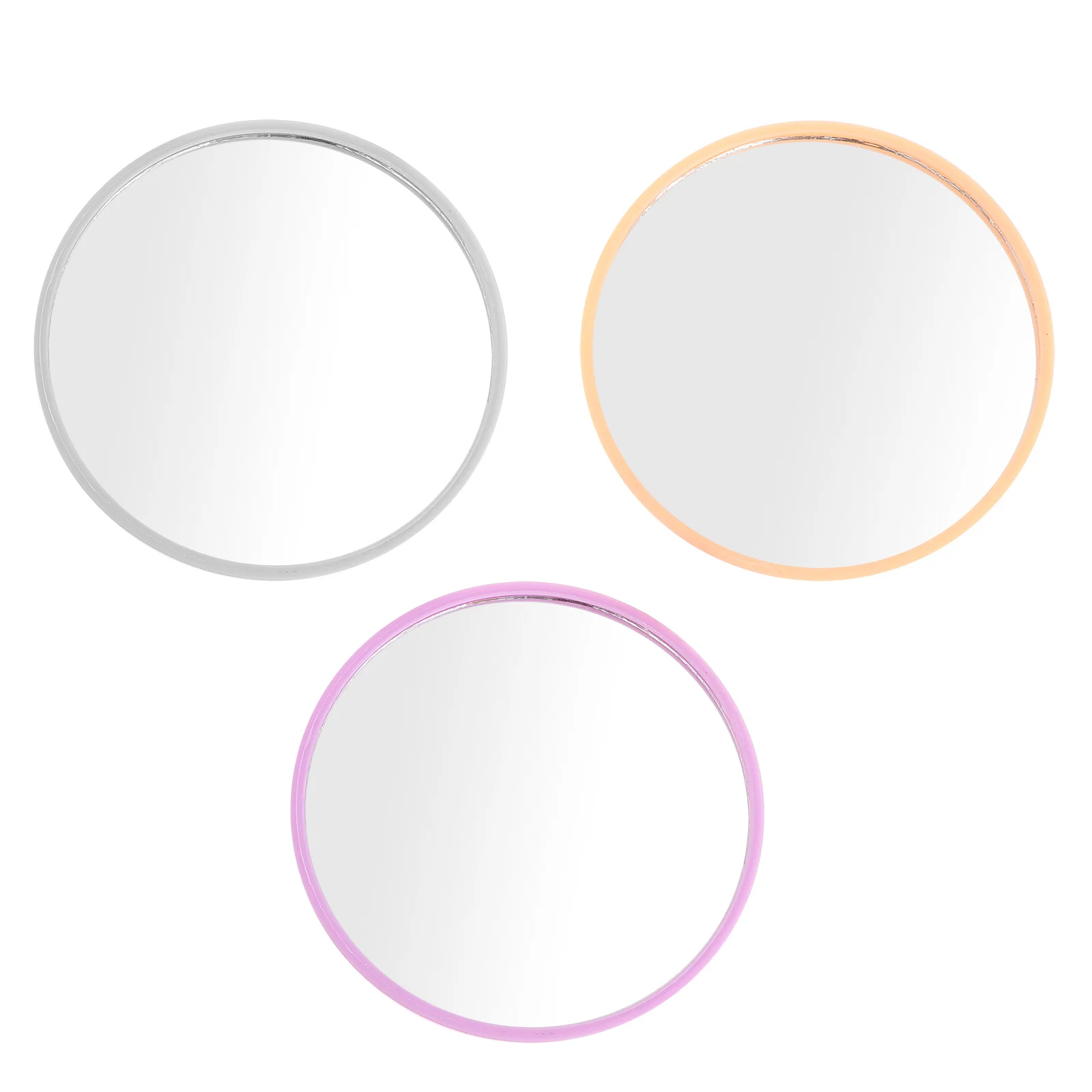 

10pc/8pc24Pcs Lovely Compact Pocket Mirror Round Shape Glass Mini Mirror Lightweight Makeup Tools For Girls Women Random Pattern