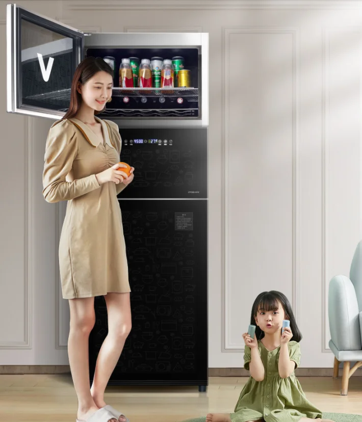 Outdoor Wine Cooler Single-zone Wine Cabinet Commercial Bottle Cooler Refrigerator Temperature Control Wine Cellar 2