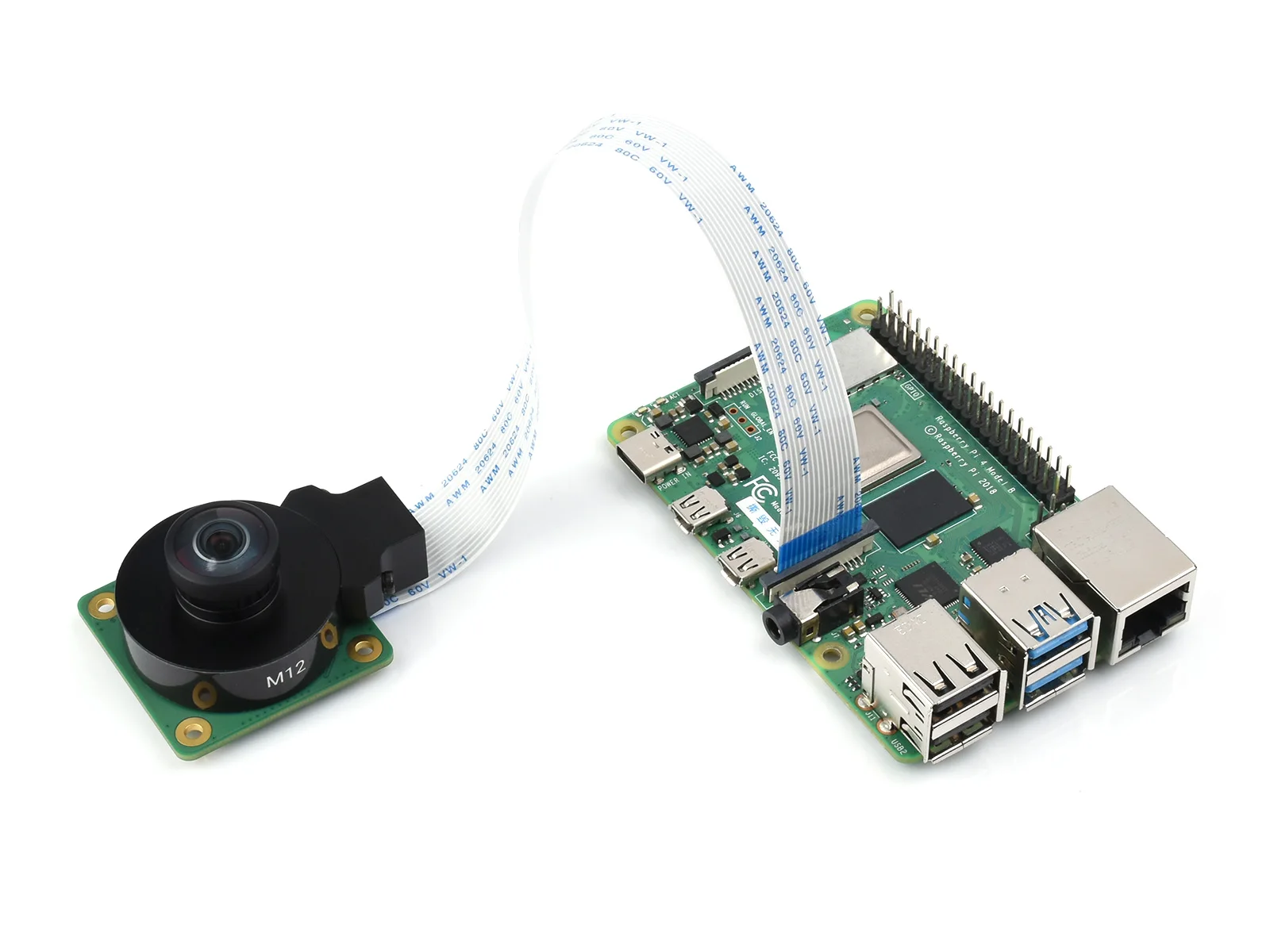 WS1842714,M12 ػ , 14MP, 184.6  ʱ, 2.72mm  Ÿ, RPi ǰ ī޶ M12  ȣȯ 