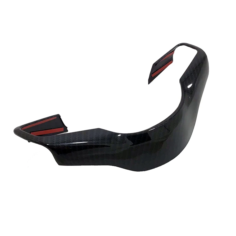 ABS Carbon fiber look Steering Wheel Decorative Frame Trim Car-styling For Jaguar XE XF F-Pace 2016 2017 3