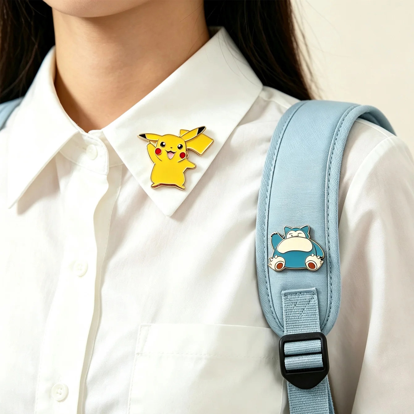 Adorable Cartoon Anime Enamel Pin Set – Kawaii Character Decorative Accessories