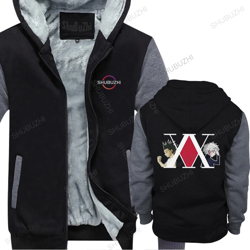 

Hunter X Hunter warm sweatshirt Homme Pre-shrunk Cotton Killua Zoldyck and Gon Freecss fleece pullover Printed hoodie Merch Gift