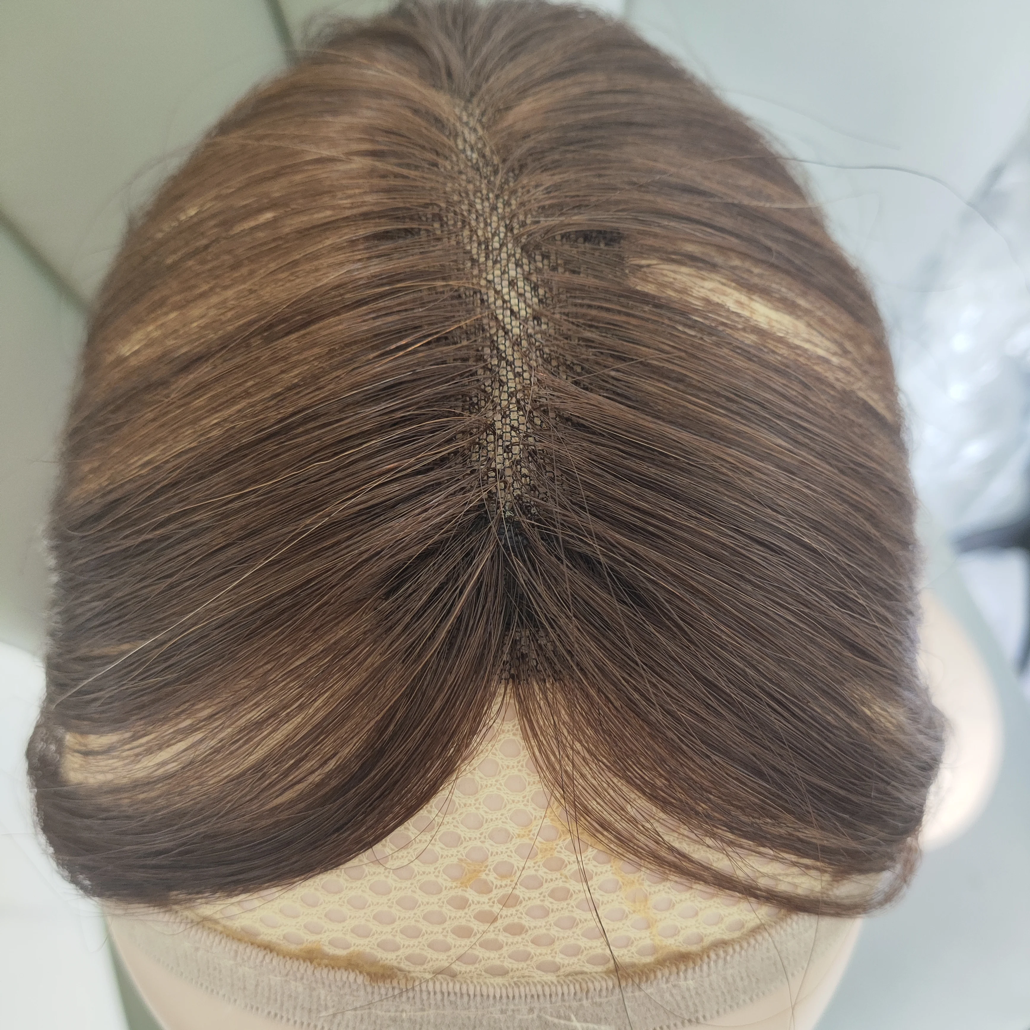 여성용 13x3 레이스 헤어피스, 수공예 인모, 가볍고 이음새 없는 그레이 커버, 모발 손실 해결을 위한 볼륨 증가제