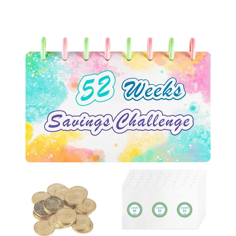 

52 Weeks Money Saving Money Challenge Budget Binde With Cash Envelopes For Budget Planner Financial Management Notebook Binder