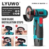 LYUWO Micro Angle Grinder, Filling Grinder for Diamond Cutting, Wireless Power Tool, 12V 4