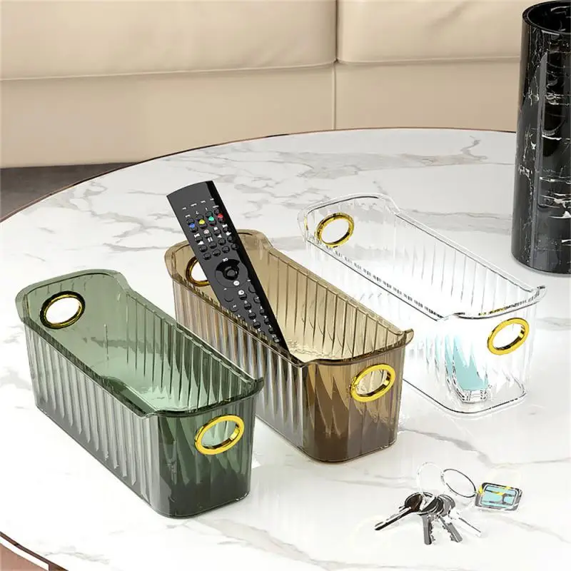 Clear Makeup Organizer Luxury Cosmetic Storage Box Bathroom Dresser Lipstick Deaktop Box Organzier Organizador Maquillaje 2