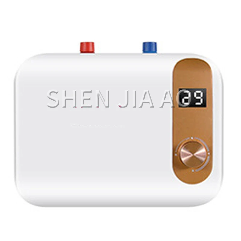 8L Small Storage Electric Water Heater Household Quick-Heating Type Water Heater Mechanical Digital Display Water Heater 220v 4