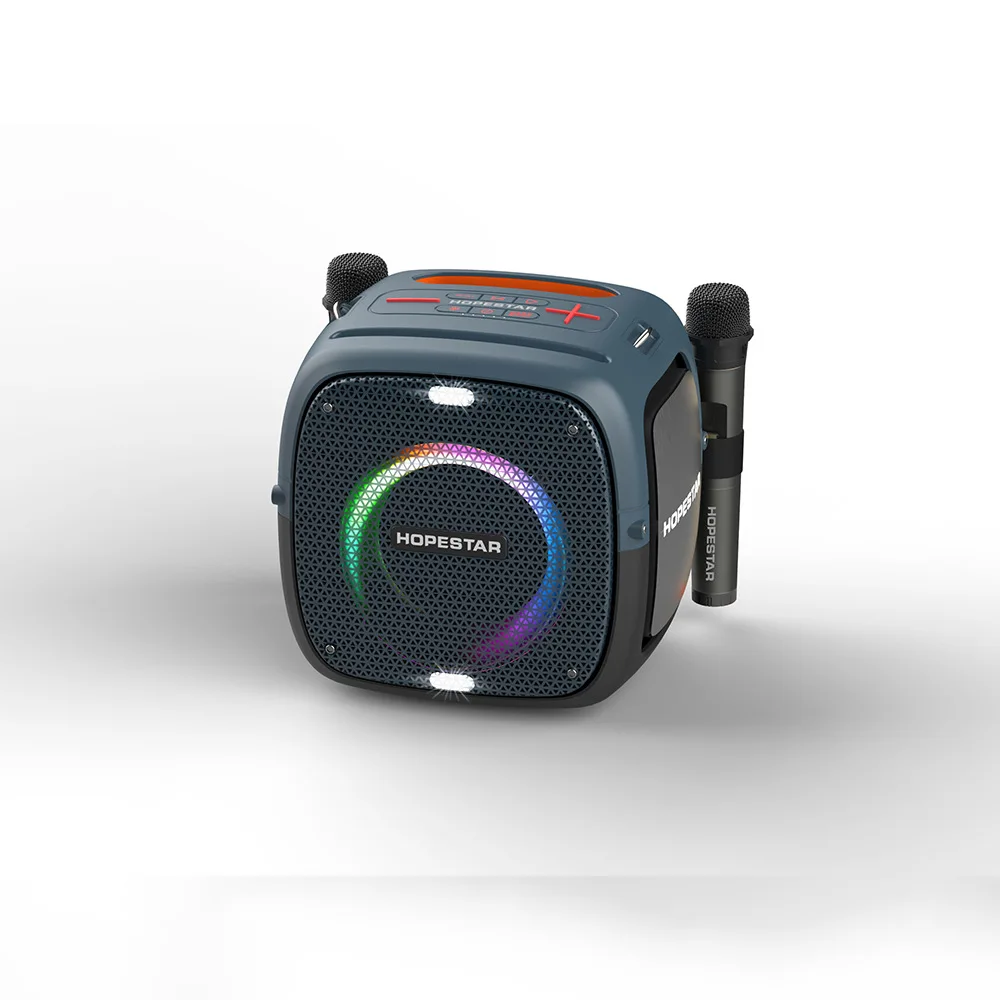 

HOPESTAR Partyone high-power wireless speaker dual microphone portable subwoofer outdoor audio