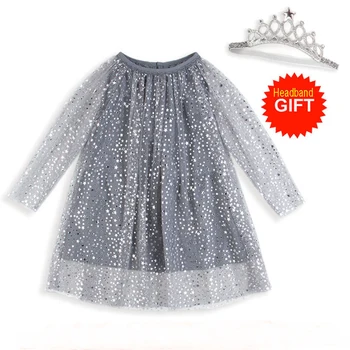 Abito da bambina per la nuova festa Yesr Abbigliamento per bambini Ragazze Abito da festa di compleanno per bambini Abito da principessa in tulle tutù 1-8 anni