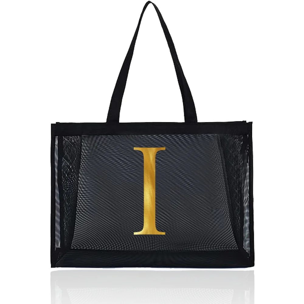 Mesh Shopping Bag Transparent Tote Bags Travel Storage