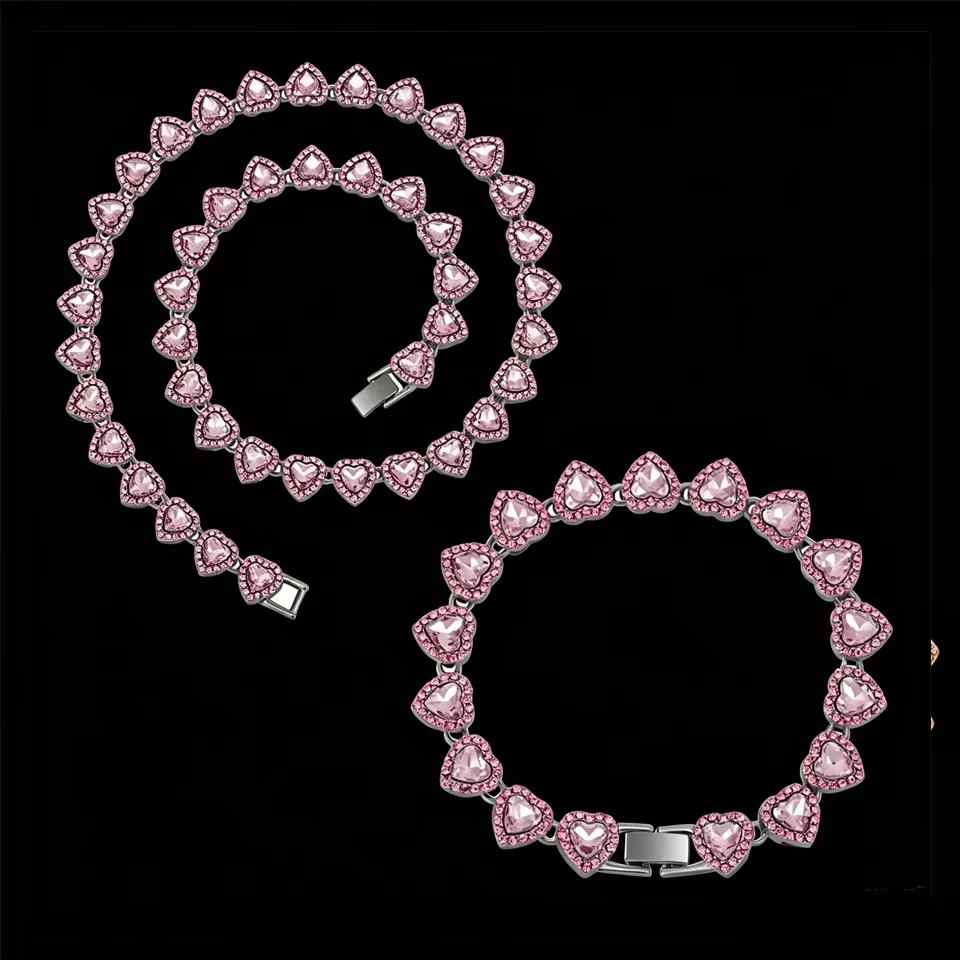 Pink Slivery Set