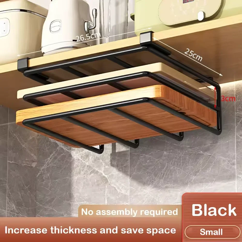 Space-Saving Kitchen Hanging Organizer for Pot Lids, Towels, and Cutting Boards
