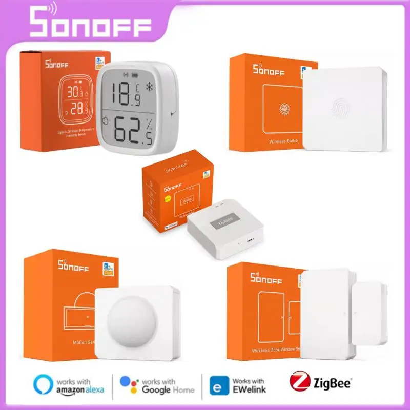 

SONOFF Zigbee 3.0 Bridge Pro/T&H Sensor/Switch/Door Sensor/Motion Sensor/ZBMINI/ZBMINI-L2/SNZB-02D For Ewelink Alexa Control