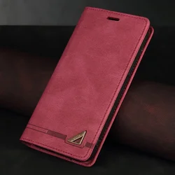 Premium Anti-Theft Leather Flip Wallet Case - Sleek and Secure Protection for Xiaomi 12 (Wine red)