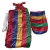 1-2 Person Fabric Hammock with Tree Straps 264lbs Capacity Stripe Hammock Pendant 102x32 in for Outdoor Indoor with Carry Bag 4