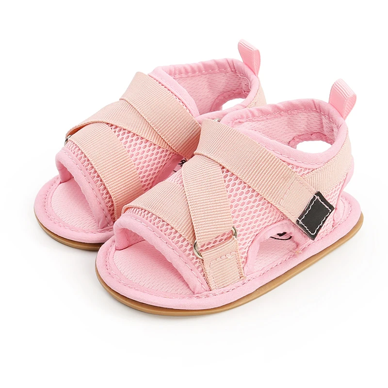 Summer Infant and Toddler Breathable Open Toe Sandals Soft Sole Anti Slip Rubber Fashion Casual Children's Walking Shoes