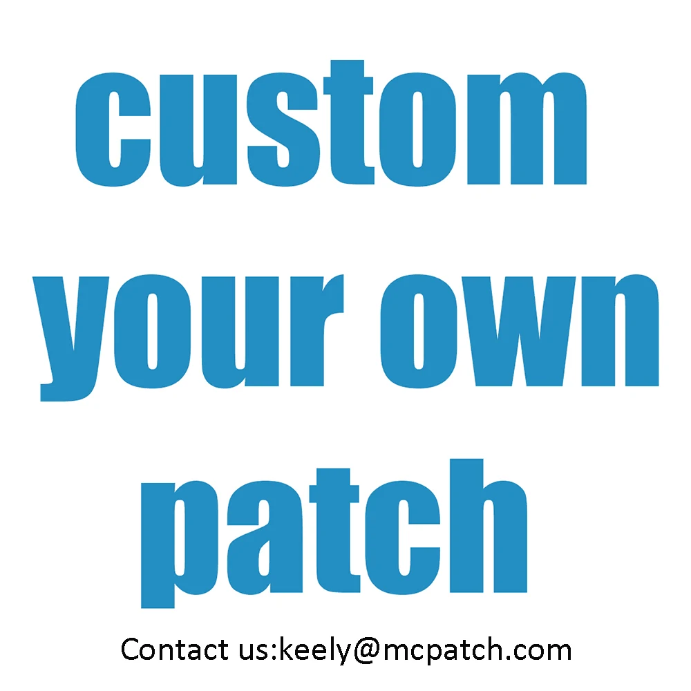 DIY Your Embroidery Patches Iron On Sew On Applique Patch Embroidered for Clothes Motorcycle Military Backpack Hat