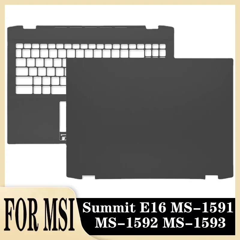 

NEW Laptops Frame Case For MSI Summit E16 MS-1591 MS-1592 MS-1593 Laptop LCD Back Cover Palmrest Top & Bottom Shell