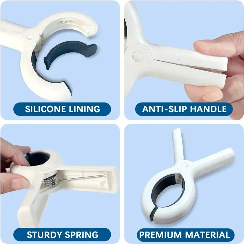 Clothes Pegs Windproof Clips 5PCS Clothes Pegs Dry Quilt Single Clothespins Household Cotton Quilt Hanger Fixed Large Windproof Clip Clothes Organizer