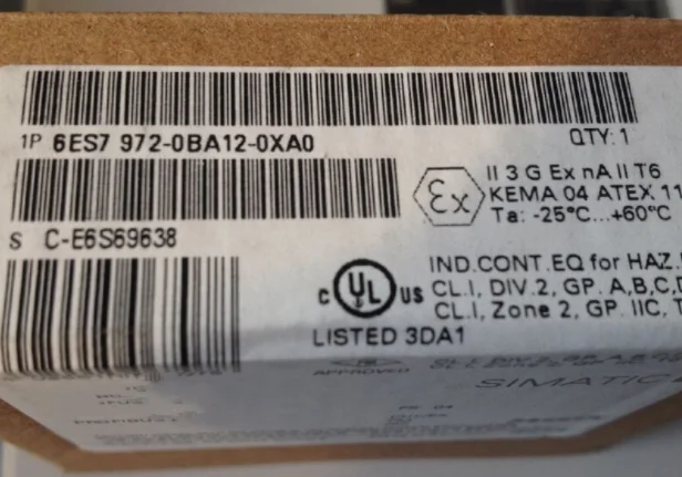 

Original brand new 6ES7972-0BA12-0XA0
