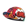 Red Retro Cycling Cap Black Series Most Popular Polyester Cycling Caps Sports Quick Dry Bicycle Hat Men Women Wear Absorb Sweat 3