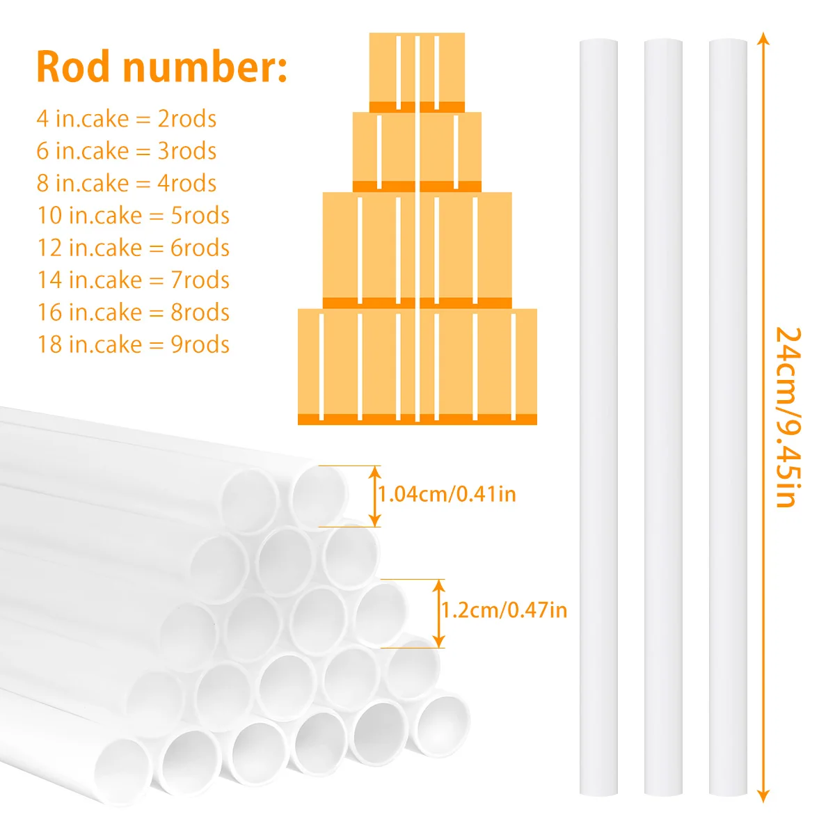 24cm-20pcs