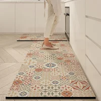 Kitchen Floor Mat Absorbent Carpet Non-slip Soft Diatom Mud Rug Water-absorbent Quick-drying Pvc Home Decoration Vintage Mats 2